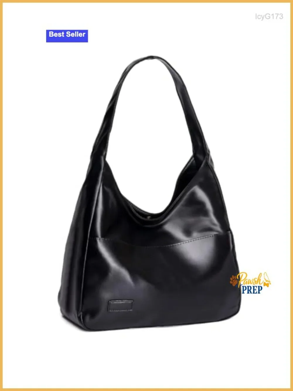 Vegan Leather Hobo Bag Women Slouchy Shoulder Tote Large Capacity